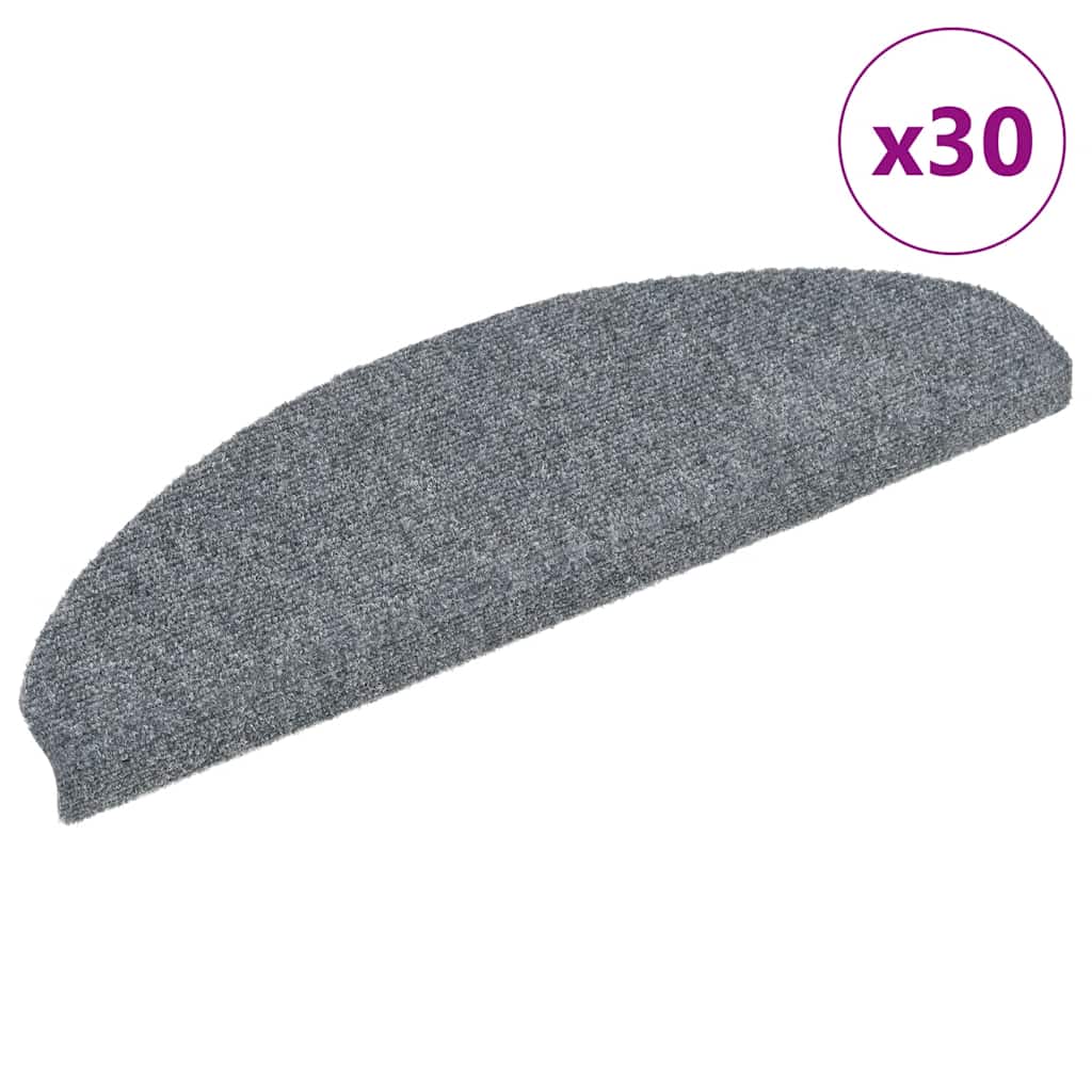 Isekleepuvad trepimatid, 30 tk, 65 x 21 x 4 cm, helehall, poolringikujulised, suured