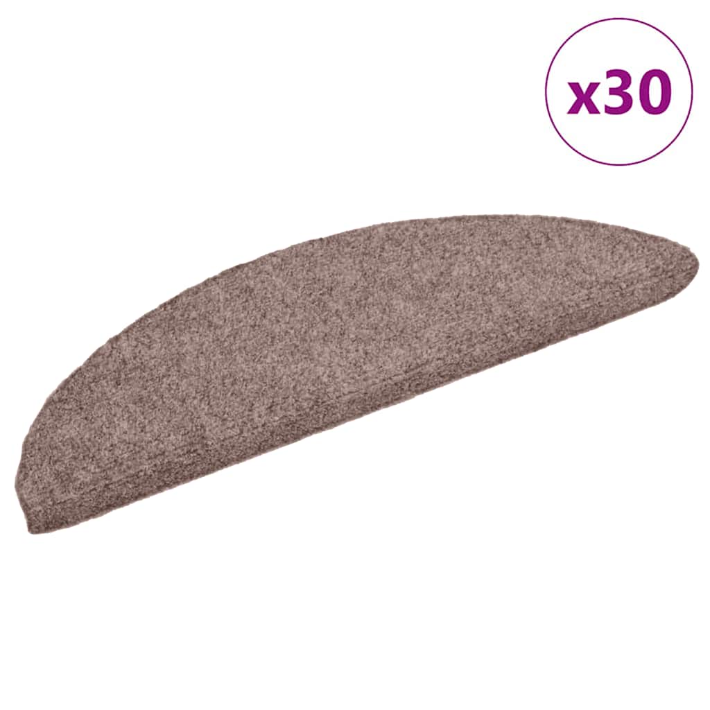 Isekleepuvad trepimatid, 30 tk, 56 x 17 x 3 cm, helepruun, poolringikujulised