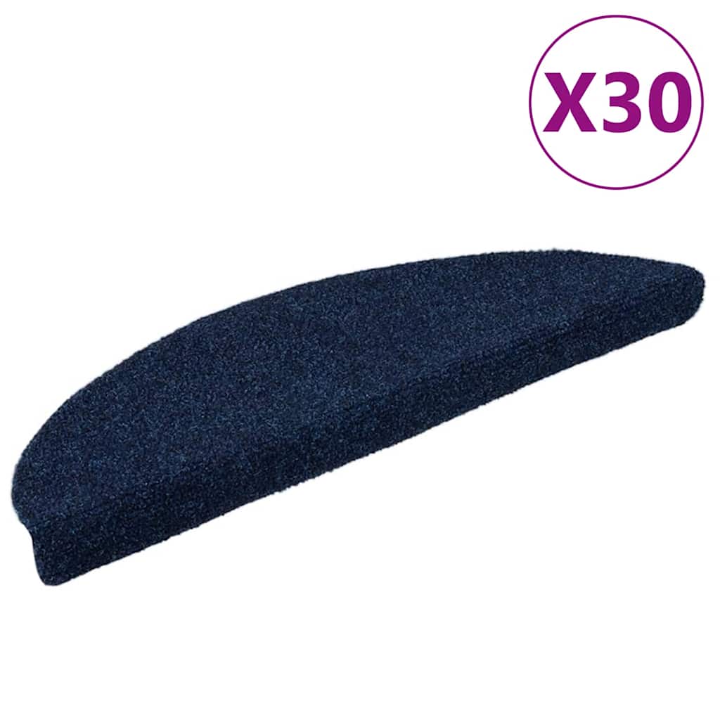 Isekleepuvad trepimatid, 30 tk, 56 x 17 x 3 cm, tumesinised poolringikujulised
