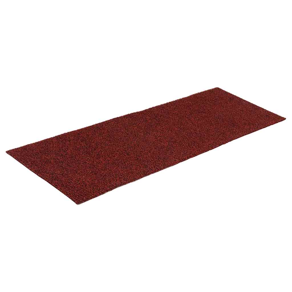 Isekleepuvad trepimatid, 30 tk, 60 x 25 cm, bordoopunased, ristkülikukujulised