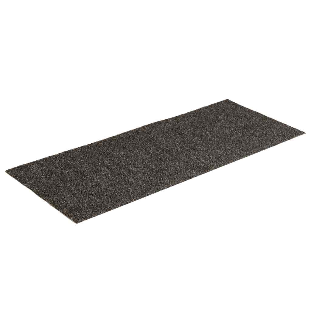 Isekleepuvad trepimatid, 30 tk, 60 x 25 cm, antratsiithall, ristkülikukujuline