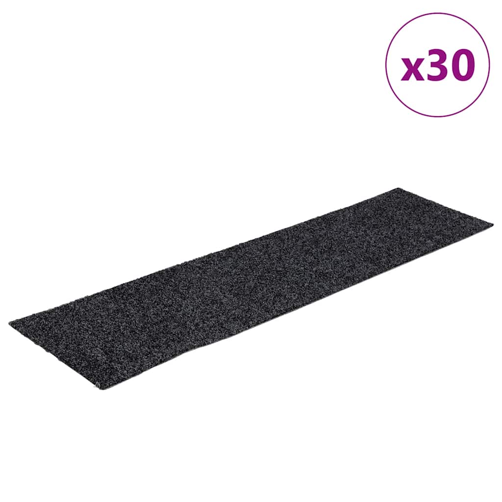 Isekleepuvad trepimatid, 30 tk, 76 x 20 cm, tumehall, ristkülikukujulised
