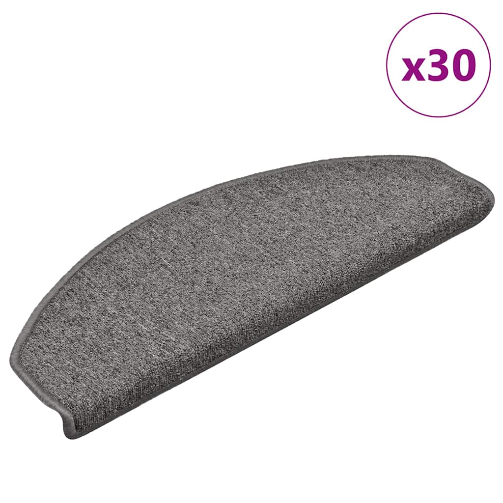 Trepimatid 30 tk 65 x 24 x 4 cm hall ja must poolringikujulised suured