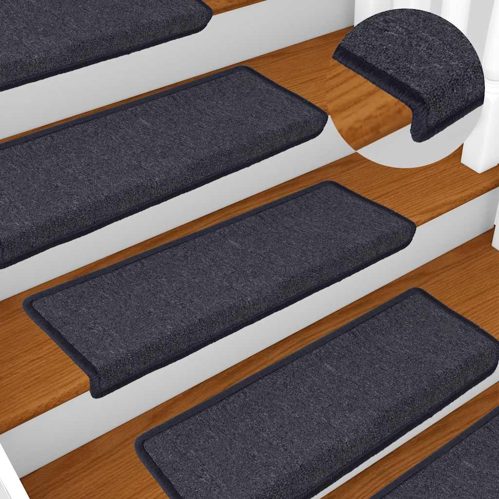 Trepimatid 30 tk 65 x 21 x 4 cm tumehall ja sinine ristkülikukujulise servaga