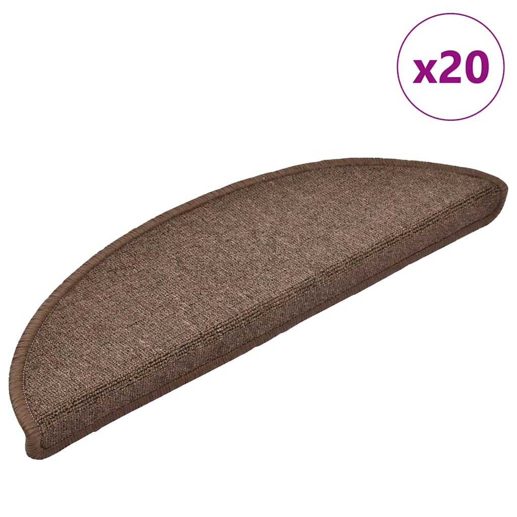 Trepimatid 20 tk 56 x 17 x 3 cm kohvipruunid poolringikujulised