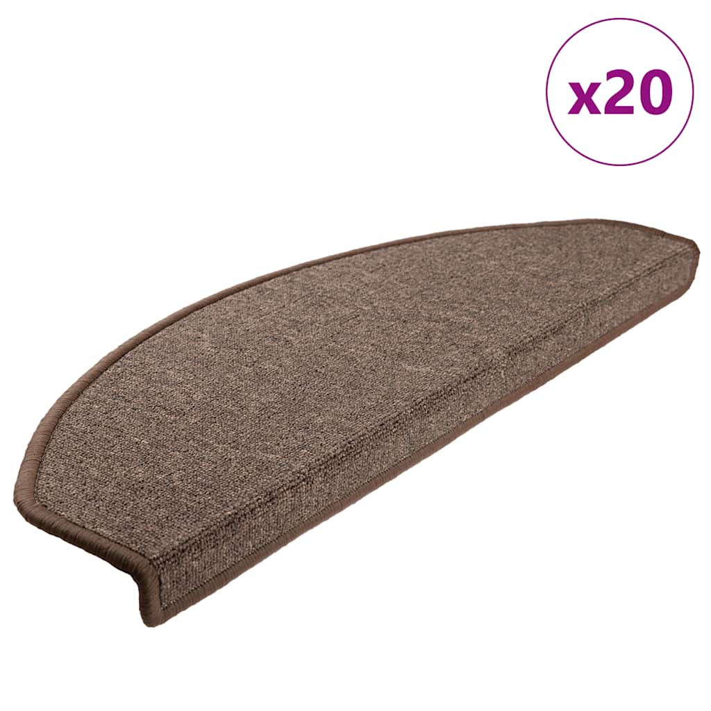 Trepimatid 20 tk 65 x 24 x 4 cm kohvipruunid poolringikujulised suured