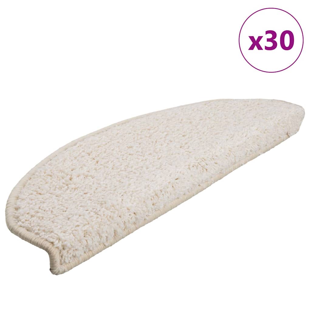 Trepimatid 30 tk 65 x 21 x 4 cm valged poolringikujulised suured