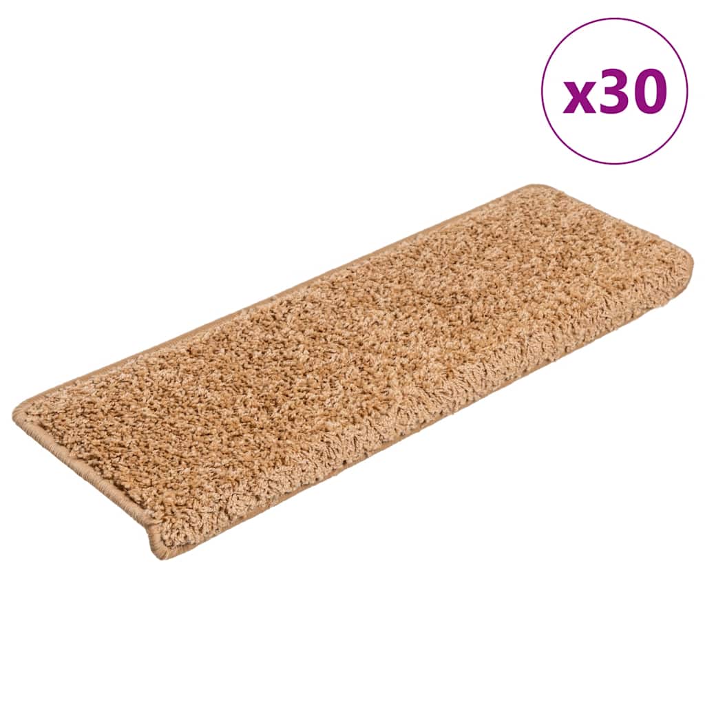 Trepimatid 30 tk 65 x 21 x 4 cm beežid ristkülikukujulise servaga