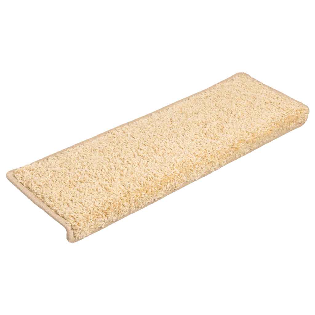 Trepimatid 20 tk 65 x 21 x 4 cm kreemjad ristkülikukujulised servad