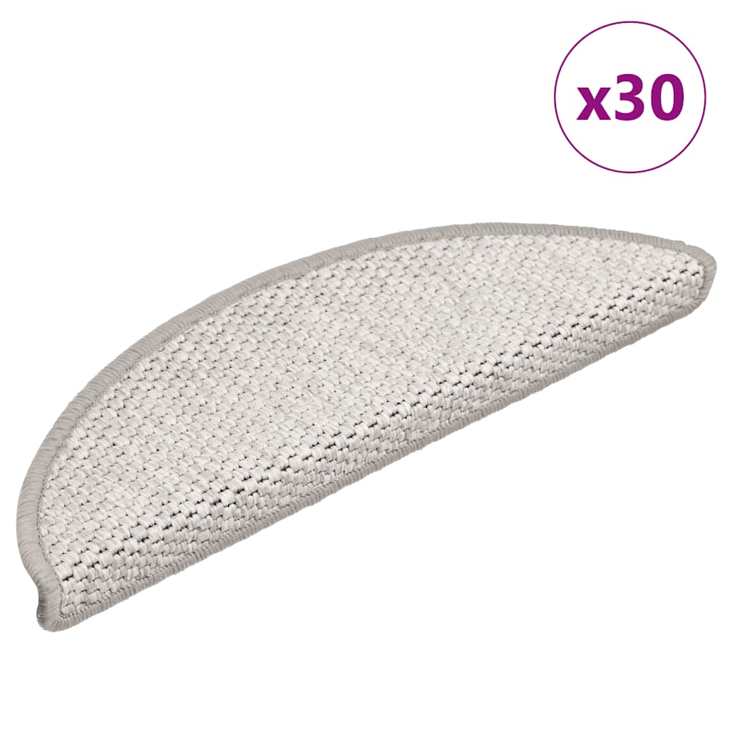 Trepimatid Isekleepuvad Sisal-Look 30 tk 56x17x3 cm Platina