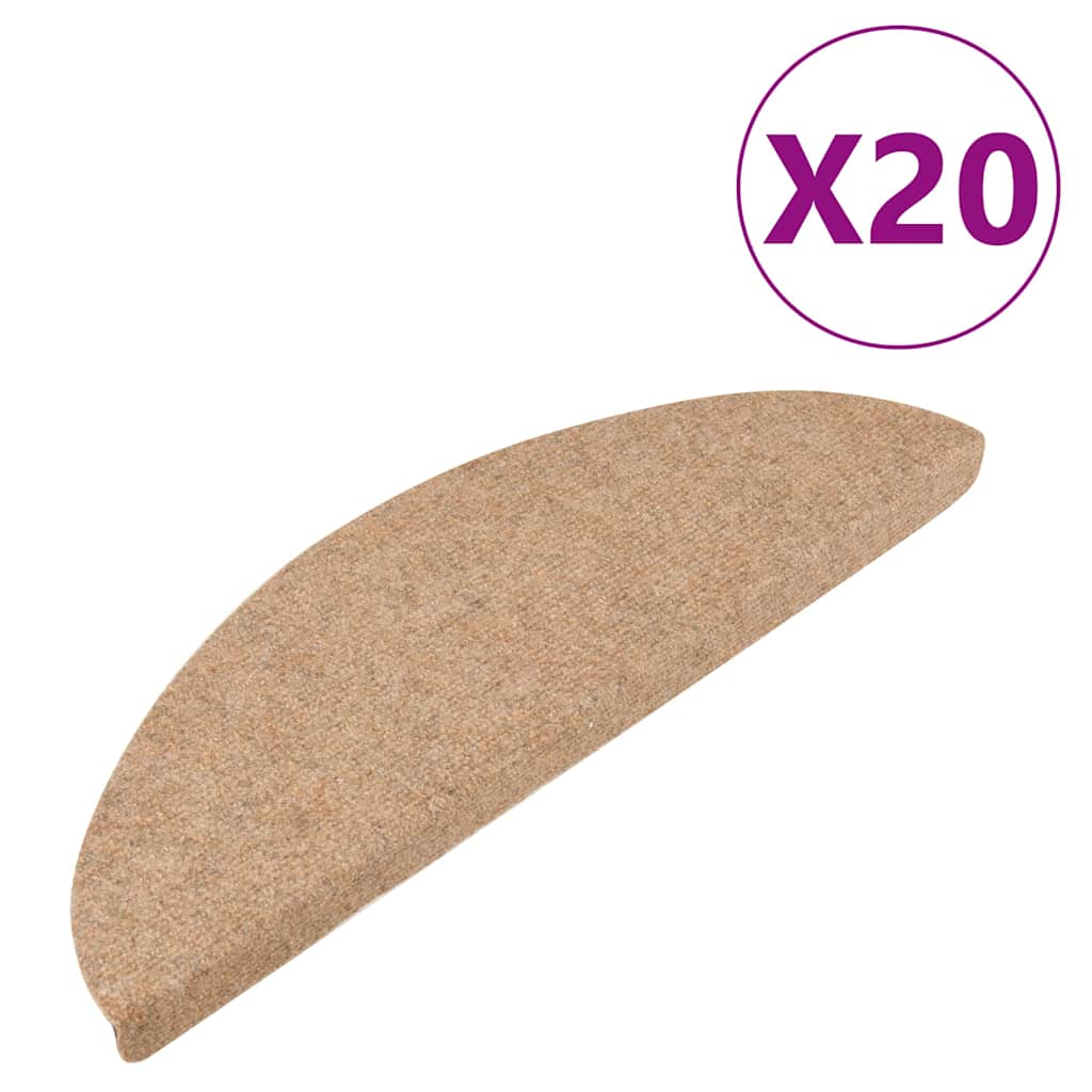 Trepimatid Isekleepuvad 20 tk Beež 56x17x3 cm
