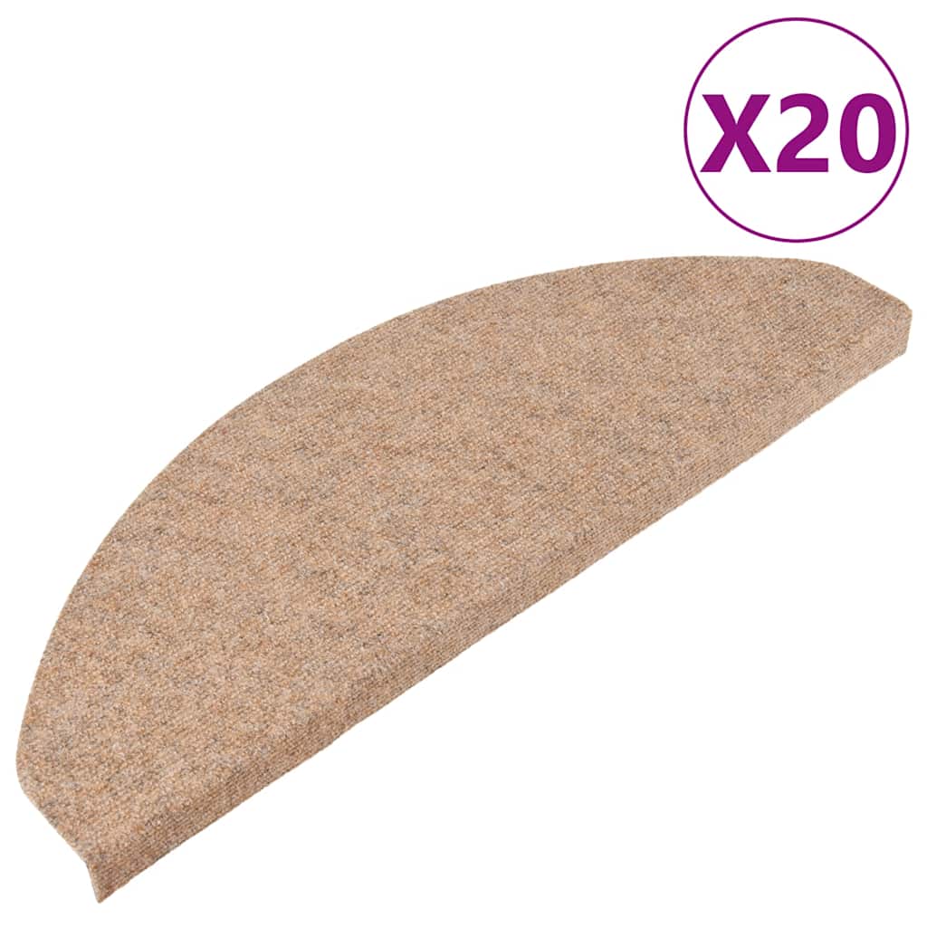 Iseliimuvad trepivaibad 20 tk, beež, 65 x 22,5 x 3,5 cm