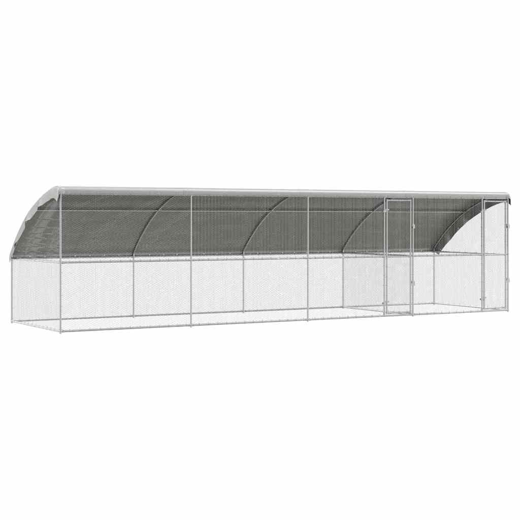 2 uksega kanapuur 4 tk Hõbedane 800x200x200cm Tsingitud teras