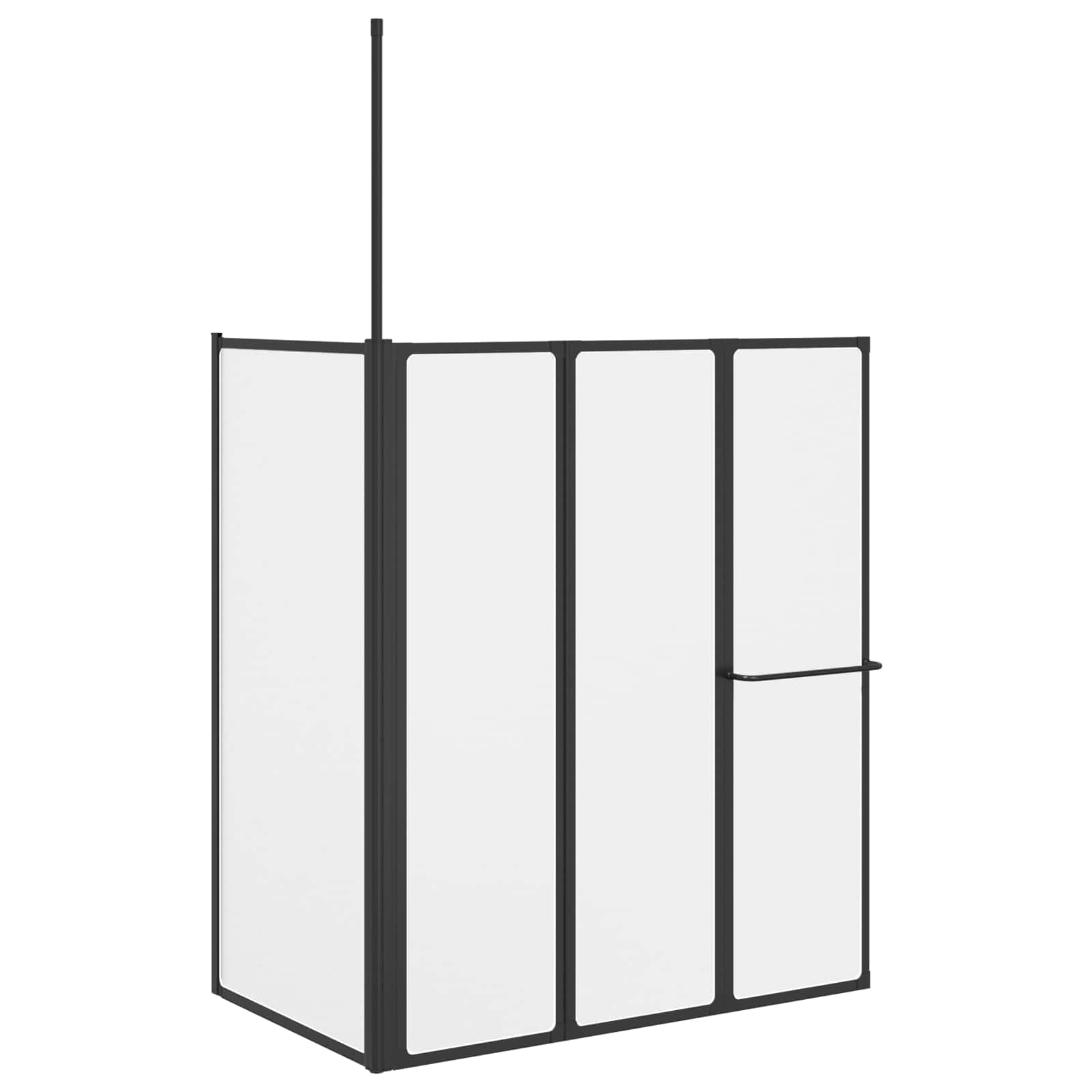 Dušisein Valge 120 x 70 x 137 cm Alumiinium