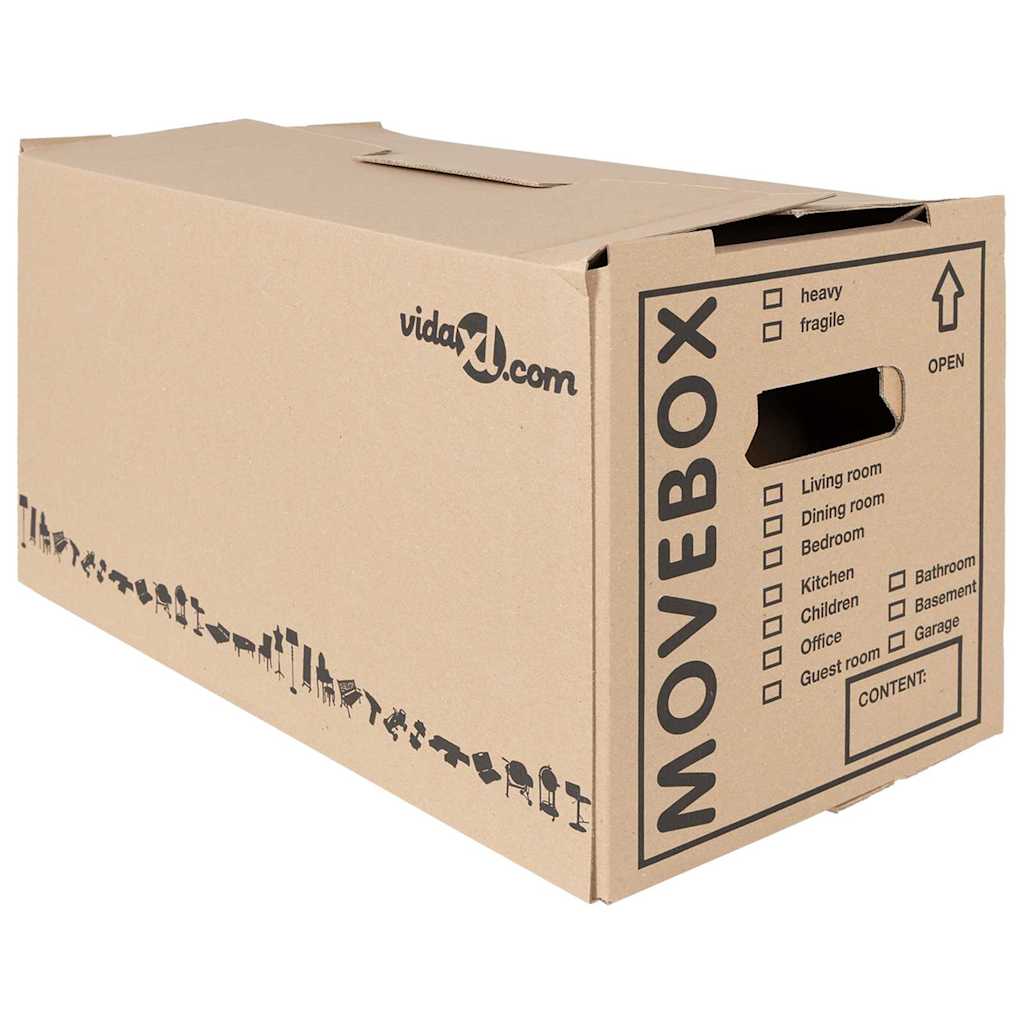 Kolimiskast 20 tk Naturaalne 59 x 31,5 x 31,5 cm Papp