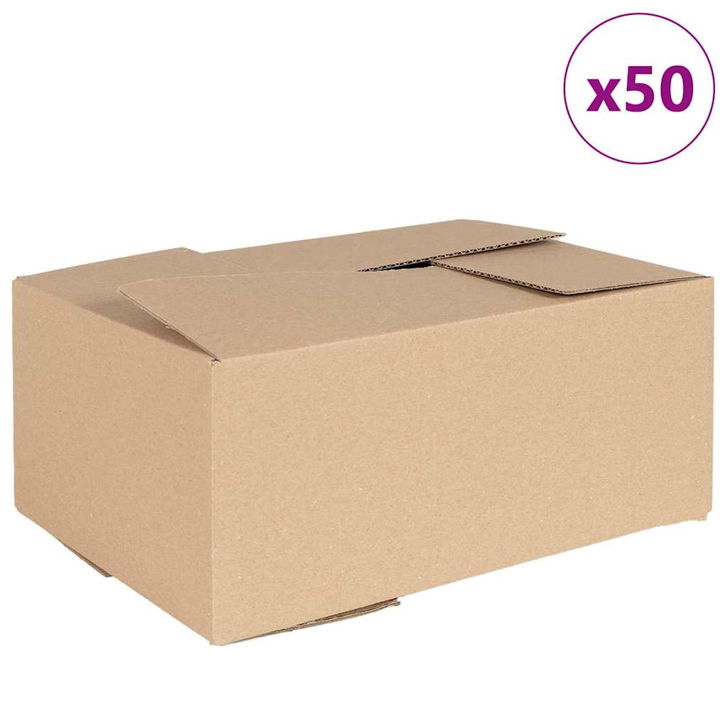 Kokkuklapitav kast 50 tk Neutraalne 35 x 24 x 15 cm Papp
