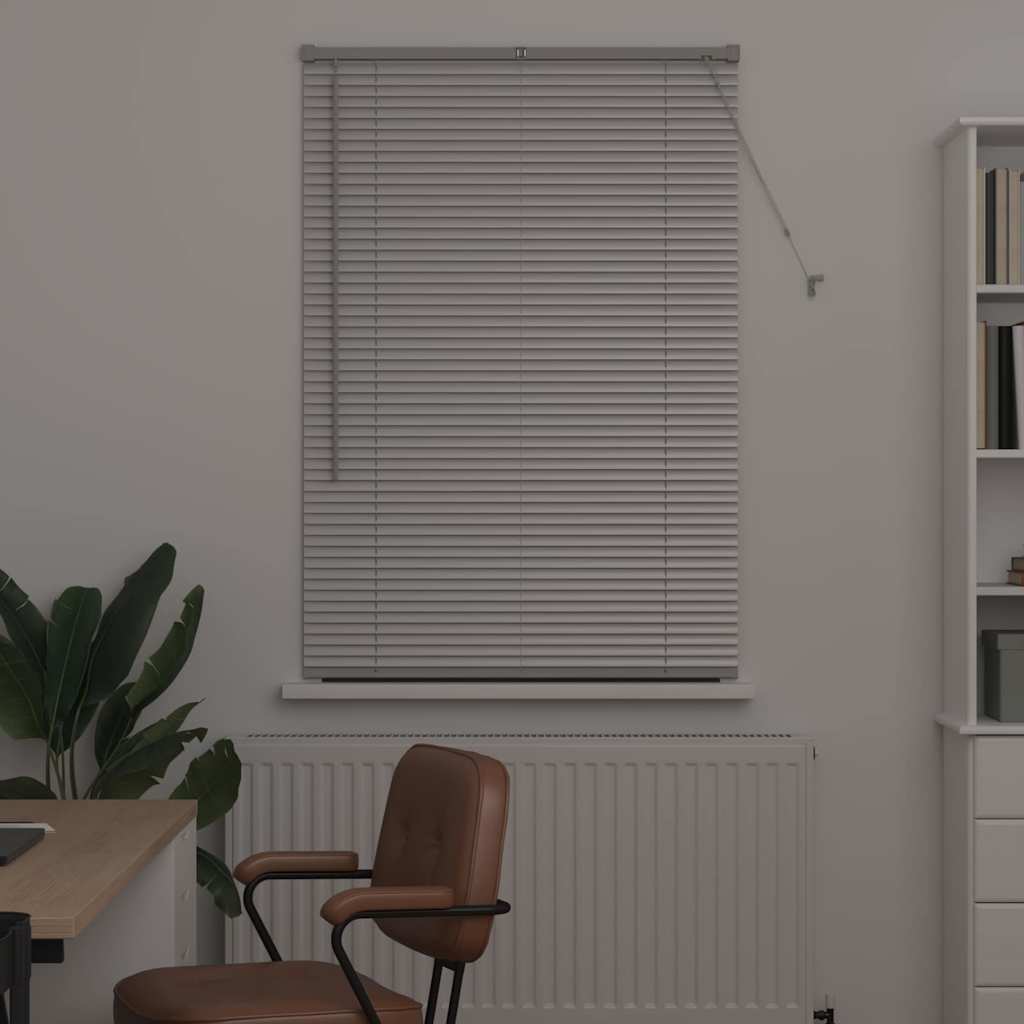 Veneetsia rulo Hõbedane 130 x 95 cm 25 mm Alumiinium
