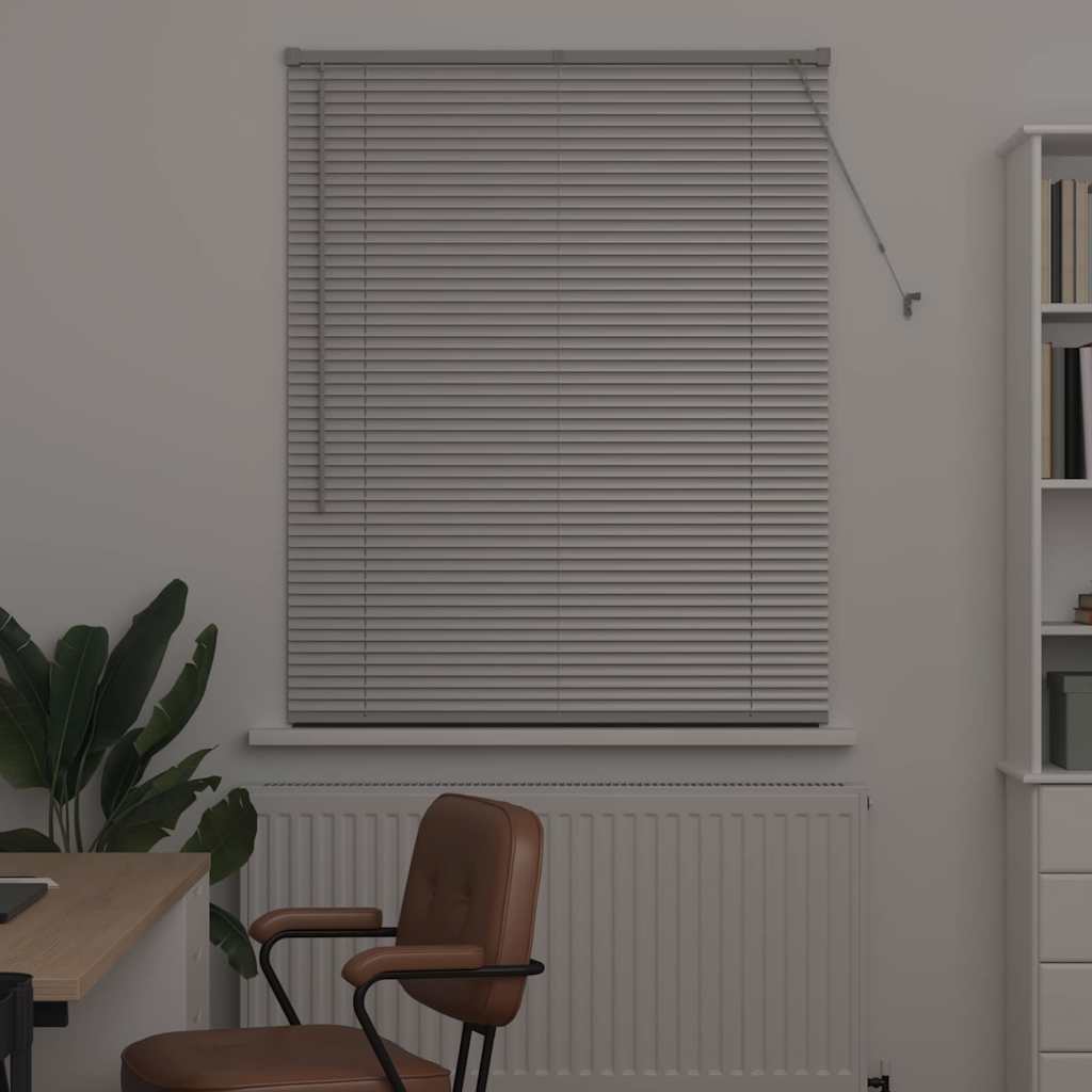 Veneetsia rulo Hõbedane 130 x 105 cm 25 mm Alumiinium