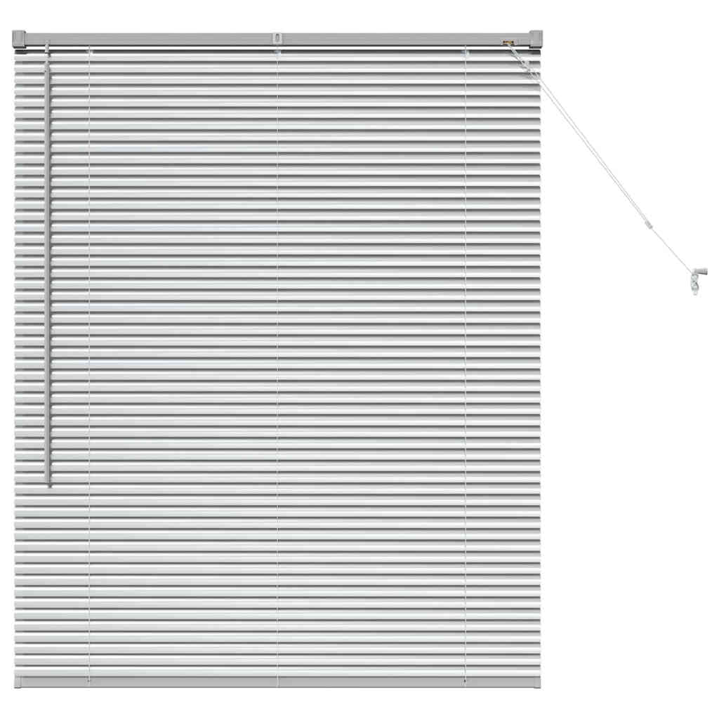 Veneetsia rulo Hõbedane 130 x 105 cm 25 mm Alumiinium