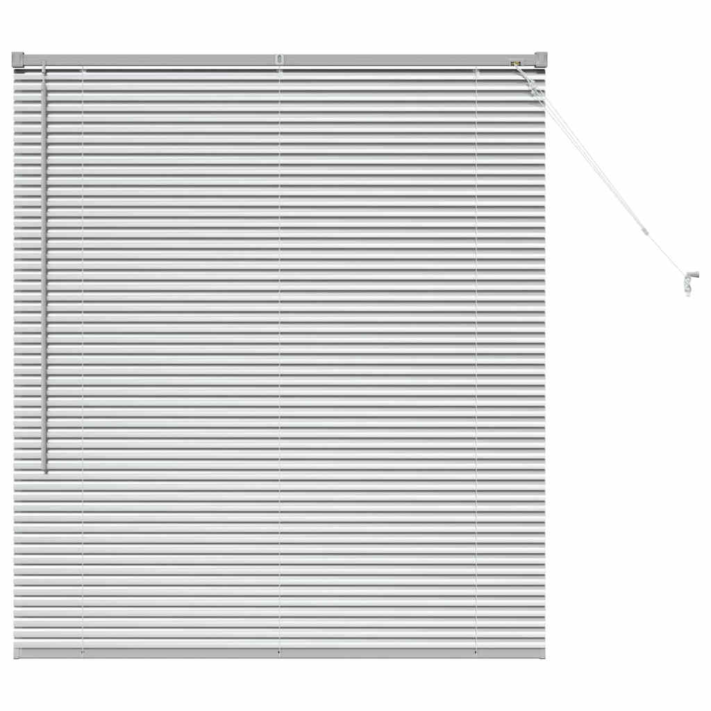 Veneetsia rulo Hõbedane 130 x 110 cm 25 mm Alumiinium