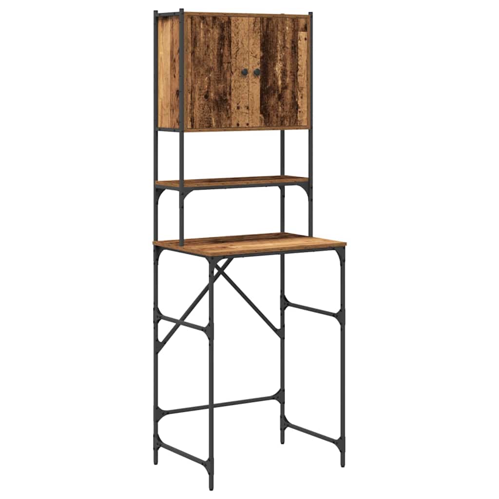 Pesumasina kapp Vana puit 68 x 48,5 x 194 cm Tehispuit