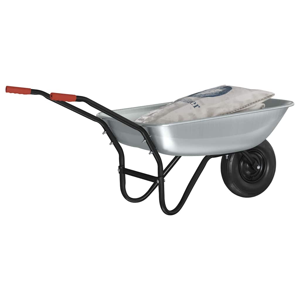 Põrk Hõbe ja Must 80 L 120 kg Tsingitud teras