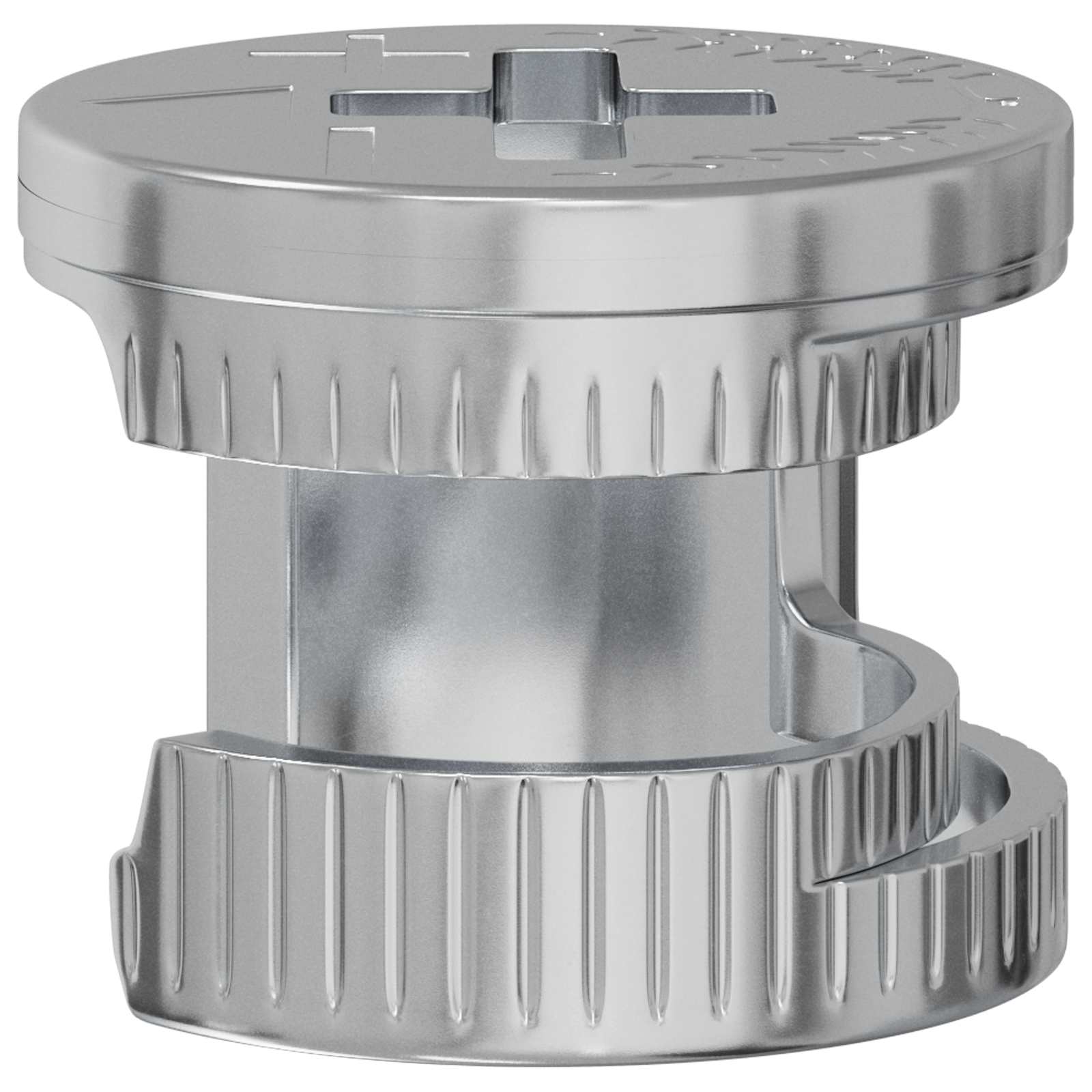 Kamlock mutrid 2 tk Hõbedane 12 x 10 mm Metall