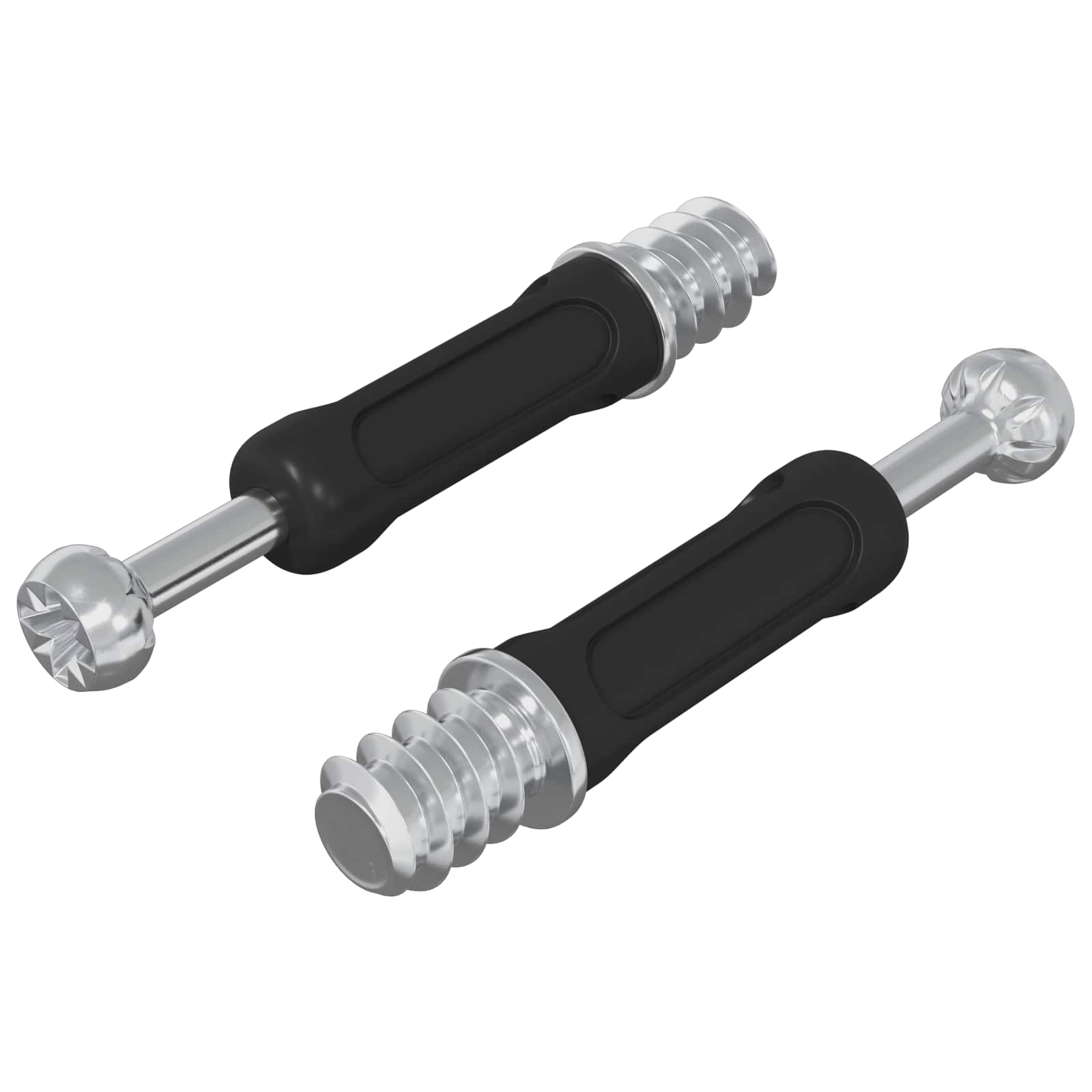 Käpomäe Kruvi 2 tk Hõbe ja Must M6 x 40 mm Metall