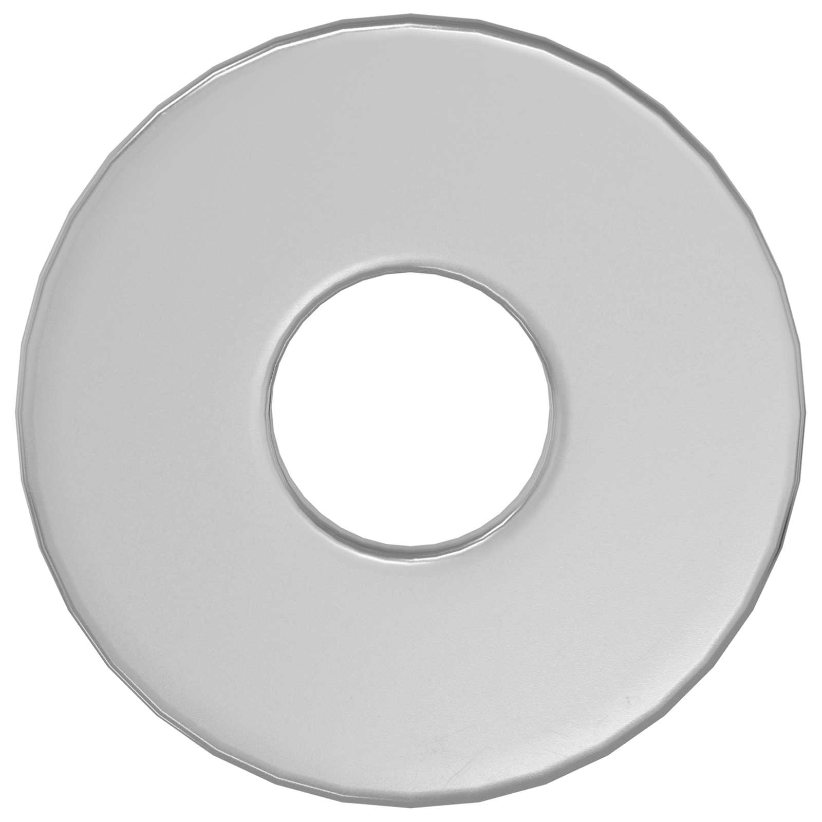 Mutrid 2 tk Hõbedane 18 x 18 x 1,2 mm Raud