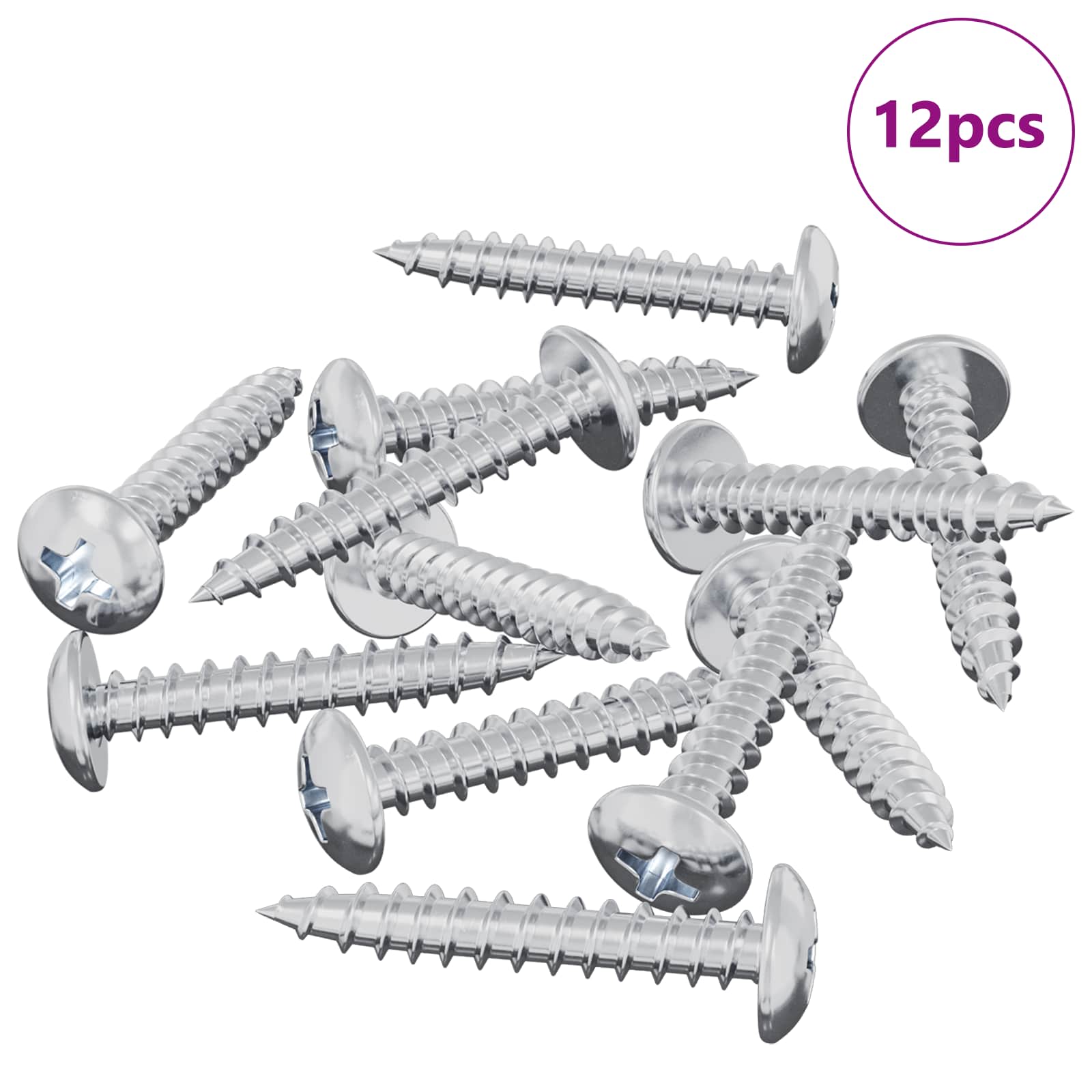 Isesõitev nael 12 tk Tsinkkattega 4 x 25 mm Teras