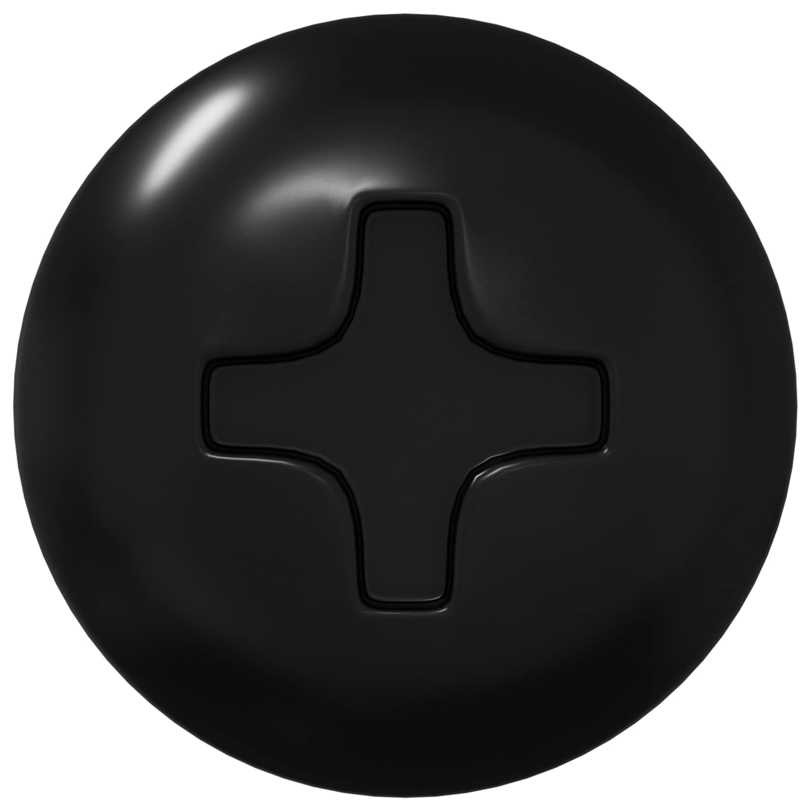 Kruvitav Nael 2 tk Must M4 x 28 mm Teras