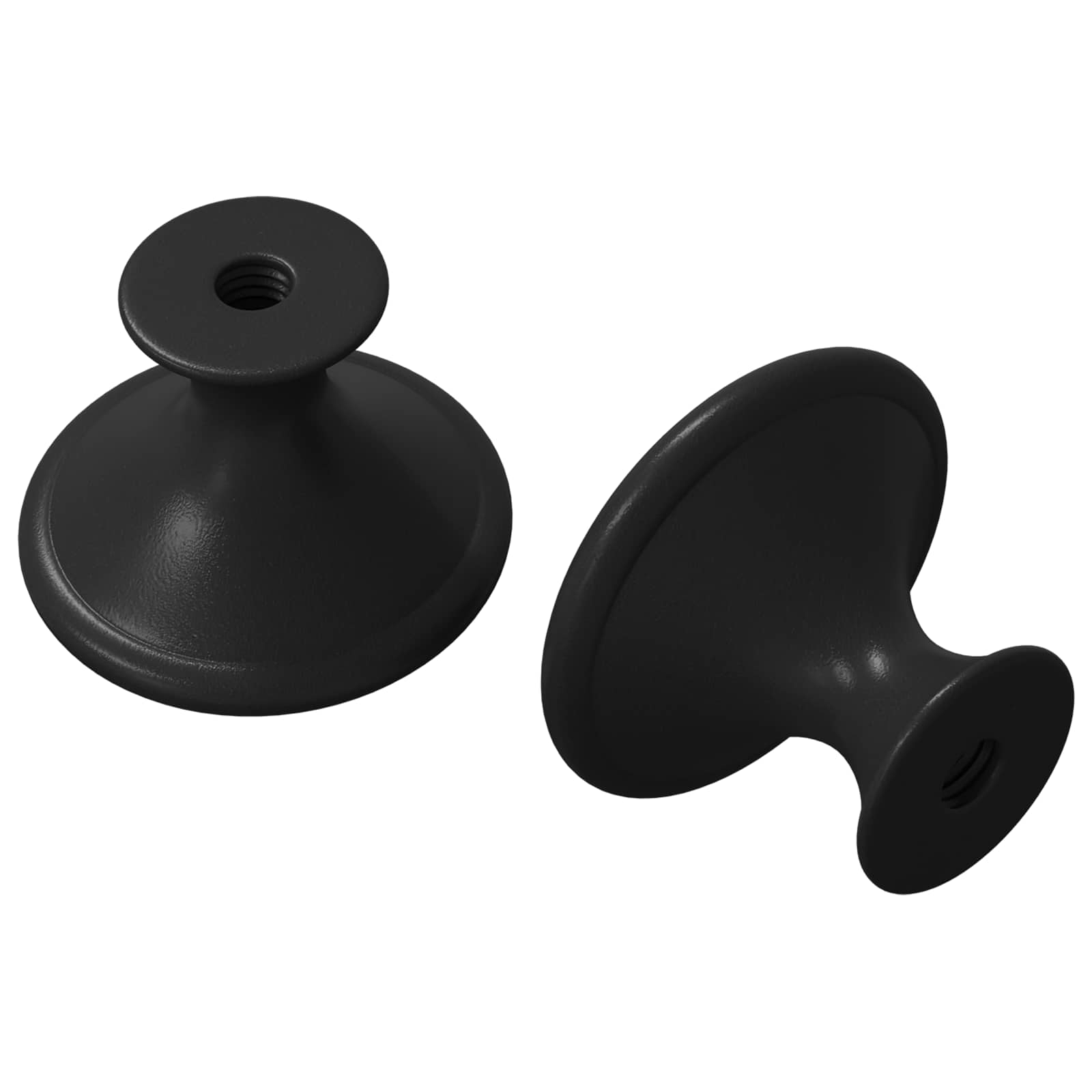Käepide 2 tk Must Ø30 mm Alumiinium