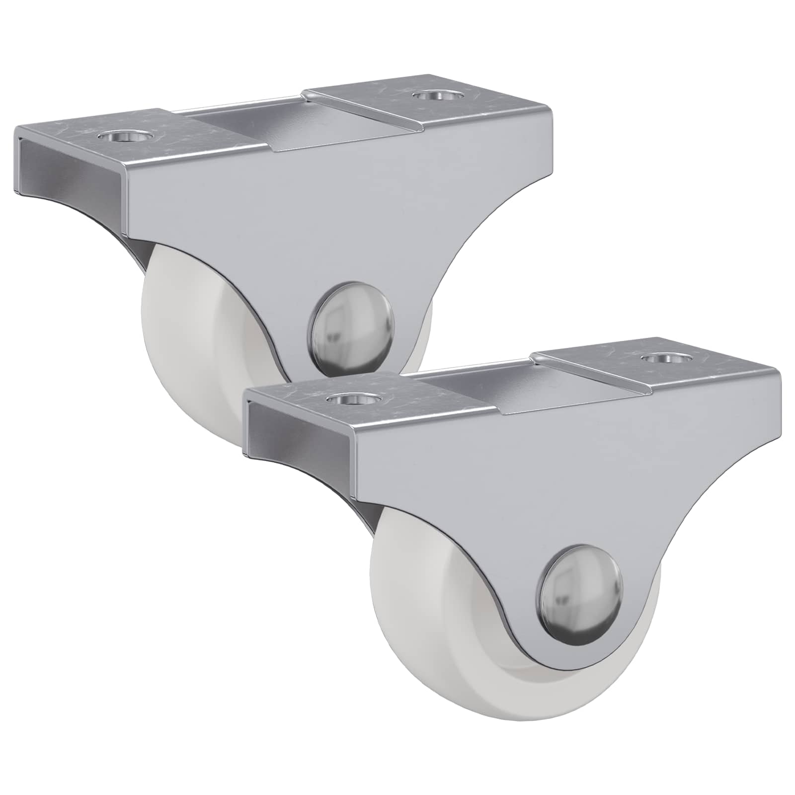 Rattakandur 2 tk Valge 42 x 11,5 x 29 mm Raud