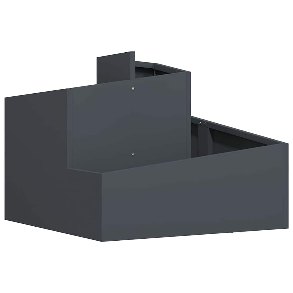 Aia istutuspot Antratsiit 60 x 60 x 50 cm Külmvalmistatud teras