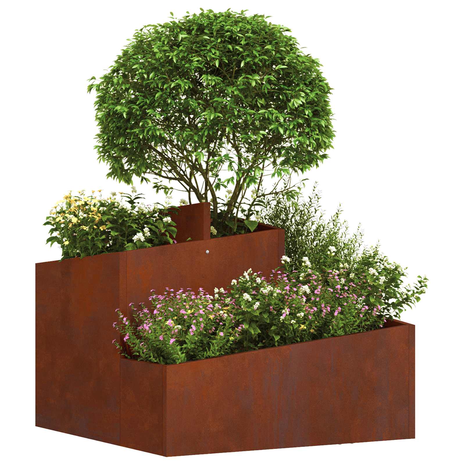 Aia istutuspot Rooste 60 x 60 x 50 cm Ilmastikukindel teras