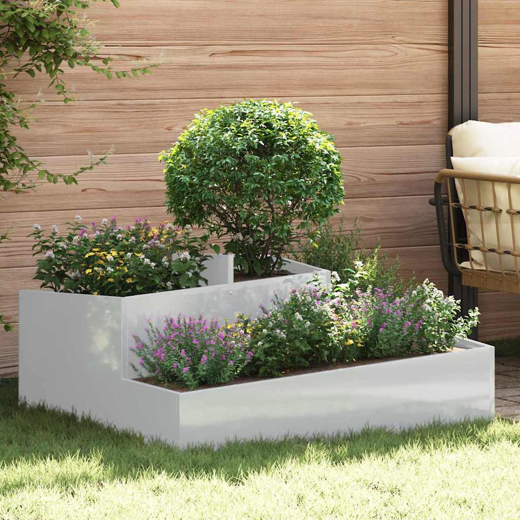 Aia istutuspot Hõbedane 100 x 100 x 50 cm Tsingitud teras