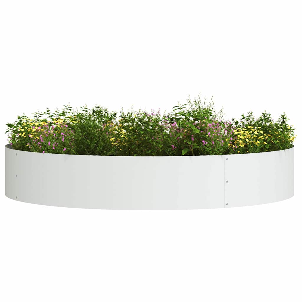 Istiku rõngas Valge 120 x 120 x 20 cm Külmvalmistatud teras