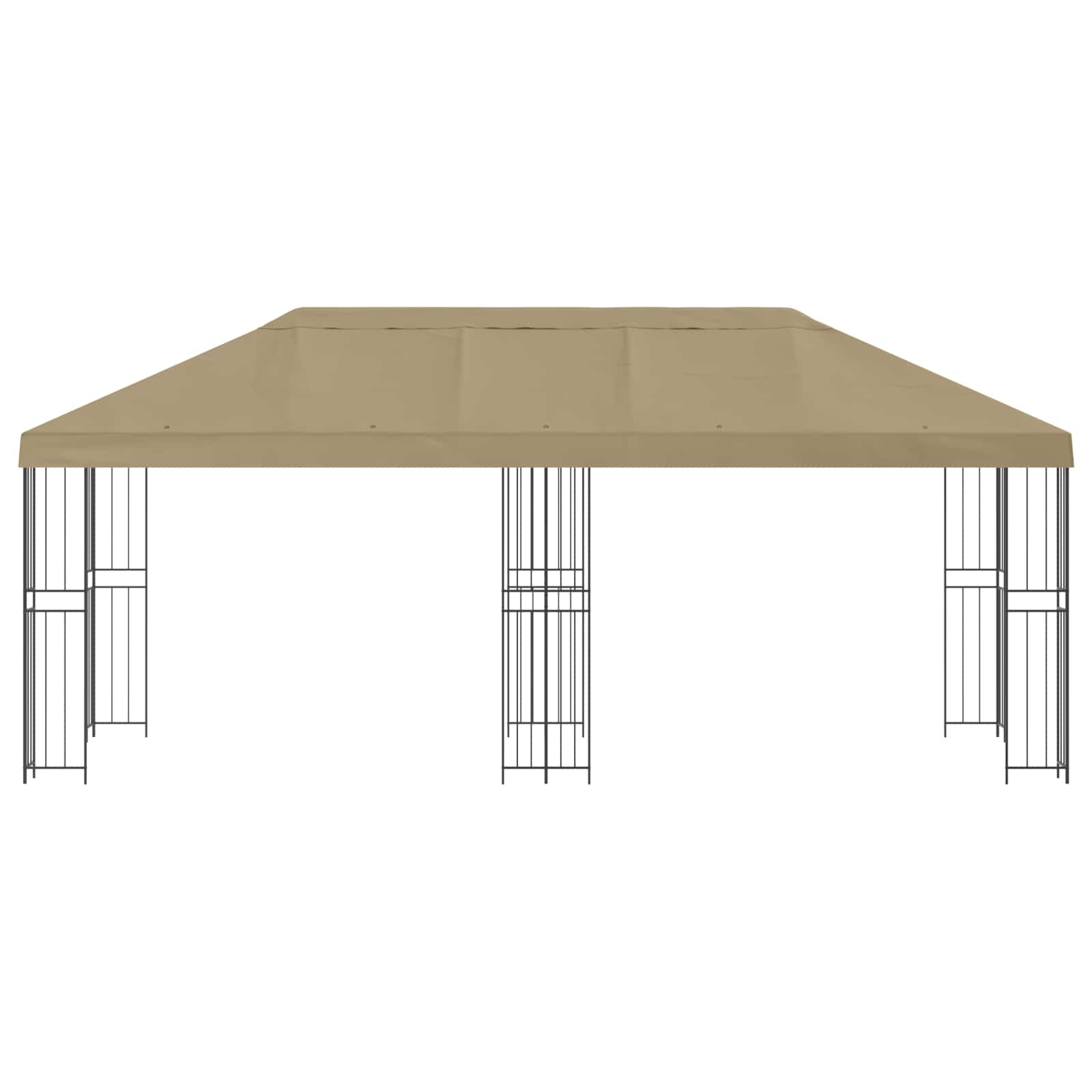 Aia gazebos 6 x 3 m Beež Polüester ja teras 190 gsm