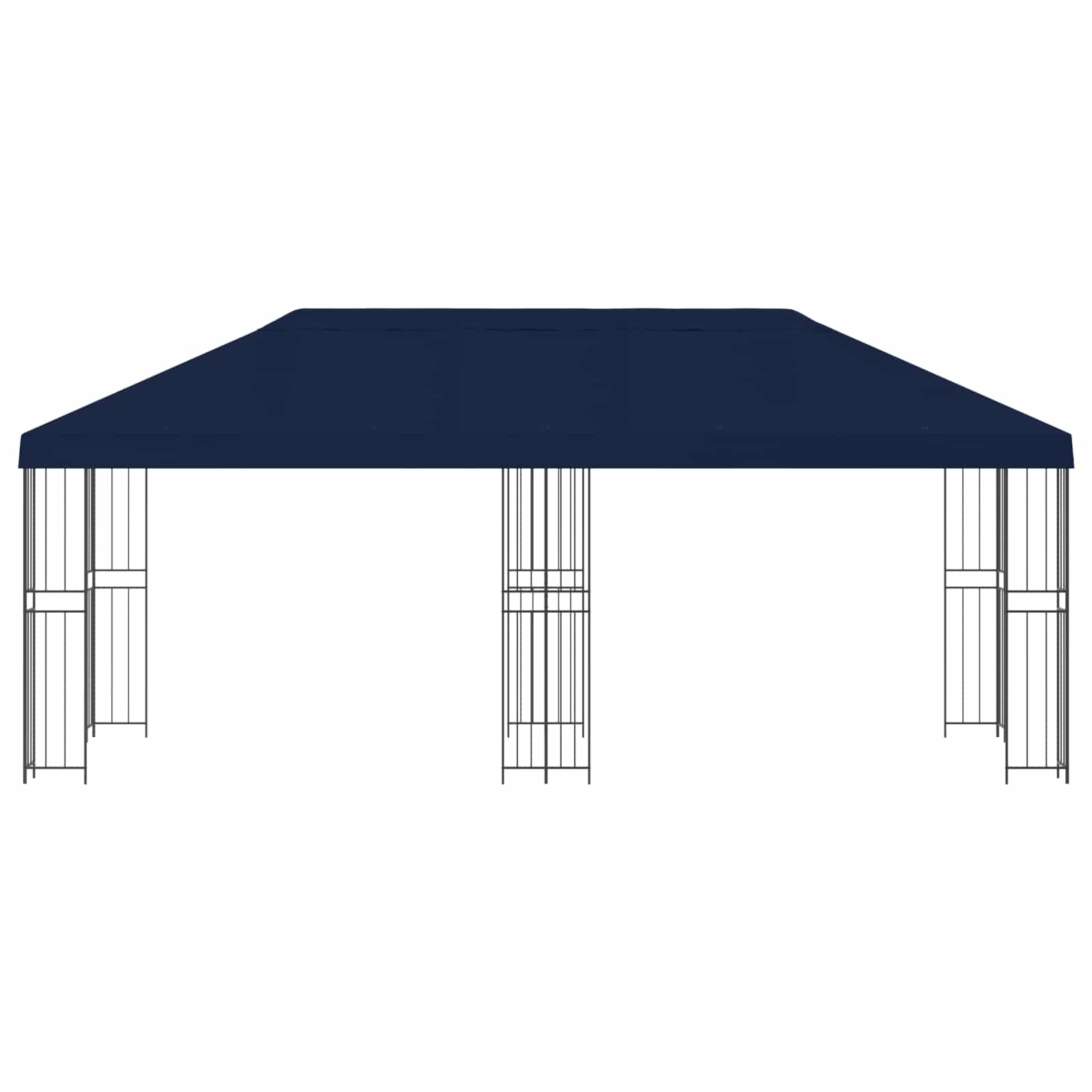 Aia gazebos 6 x 3 m Sinine Polüester ja teras 190 gsm
