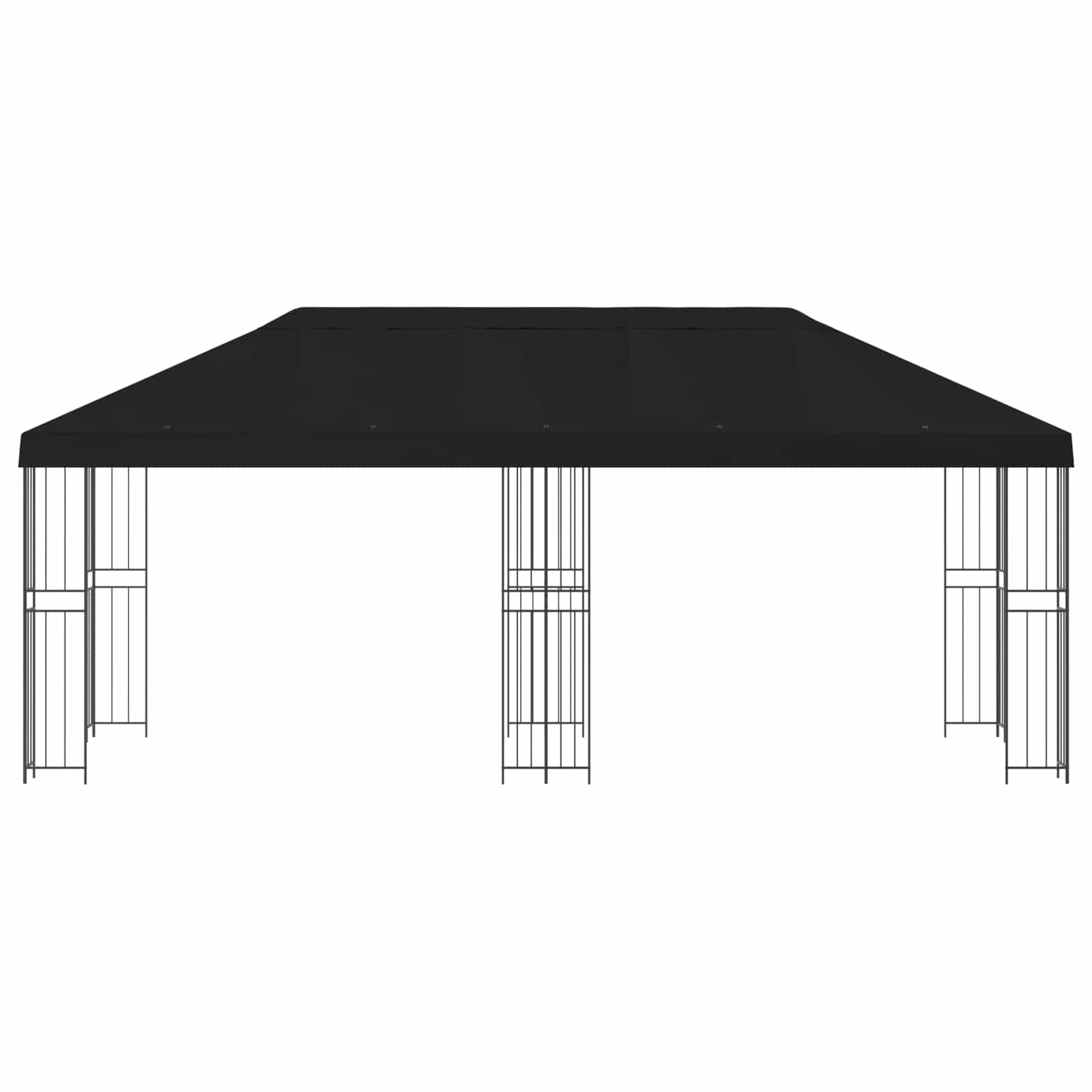 Aia gazebos 6 x 3 m Must Polüester ja teras 190 gsm