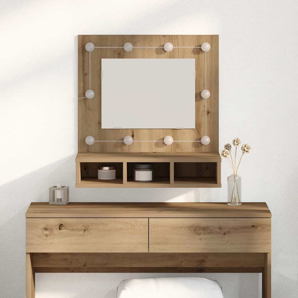 Peeglikapp Käsitööpuu 60 x 31,5 x 62 cm Tehispuit