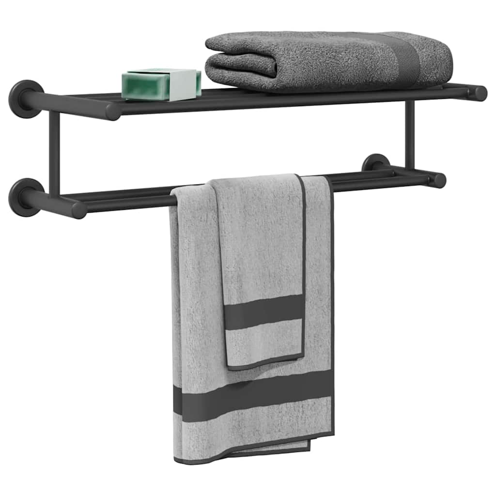Rätikurek Must 61 x 23 x 17 cm Roostevaba teras