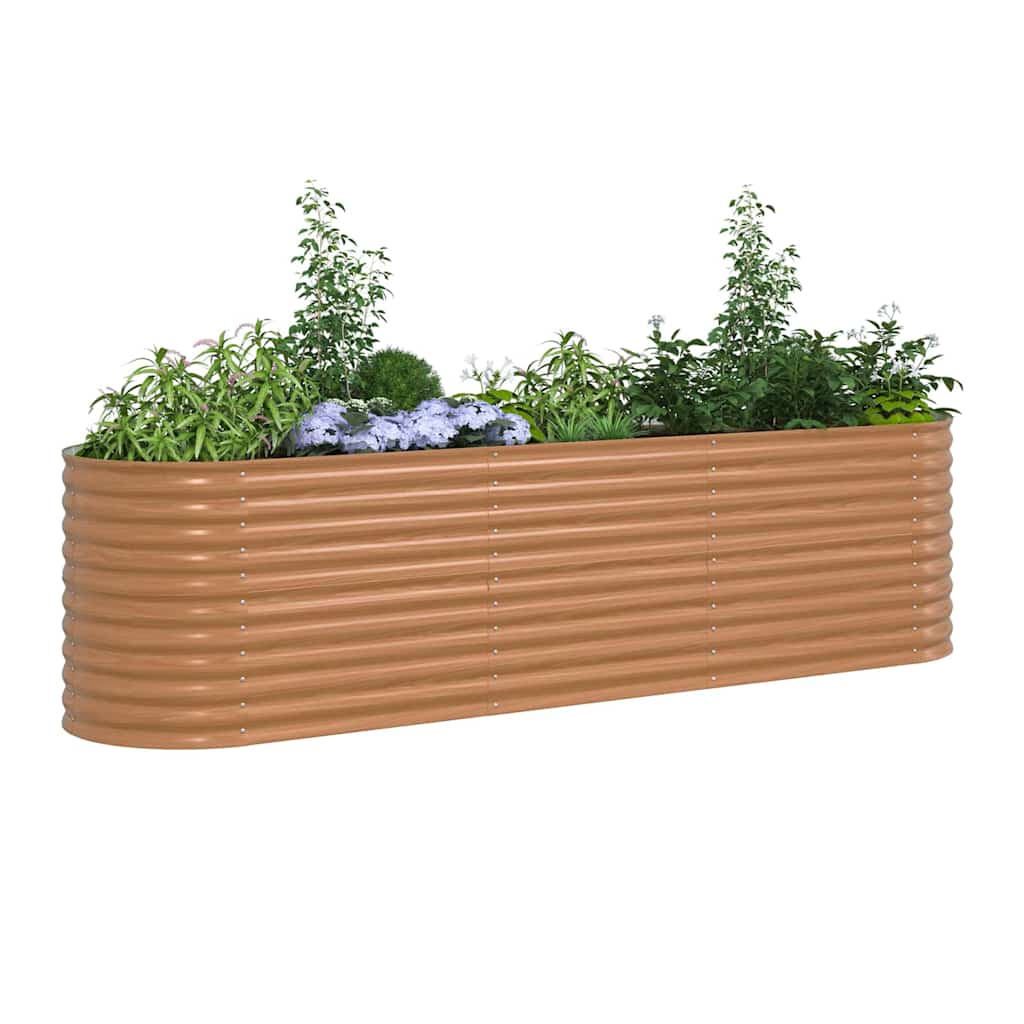 Kõrge peenar Pruun 320 x 80 x 81 cm Teras