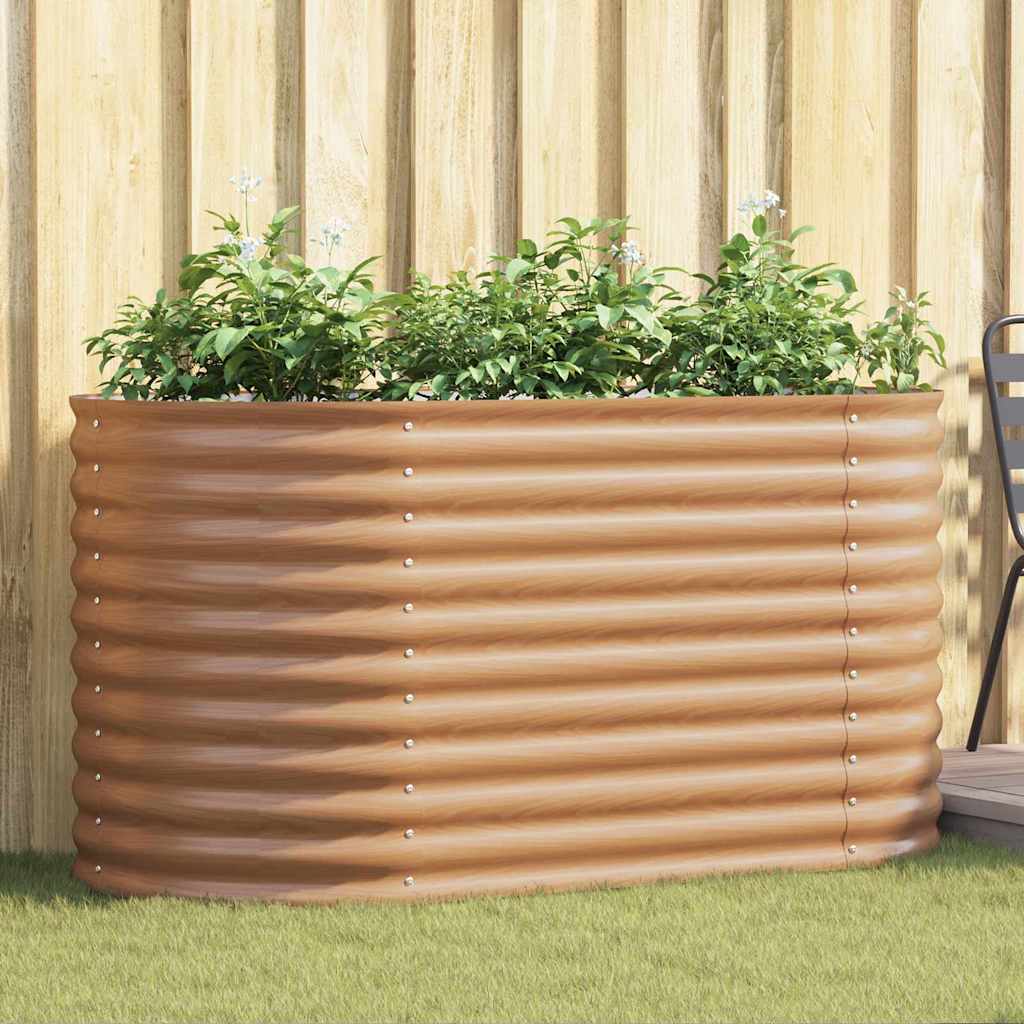 Kõrge peenar Pruun 160 x 80 x 81 cm Teras