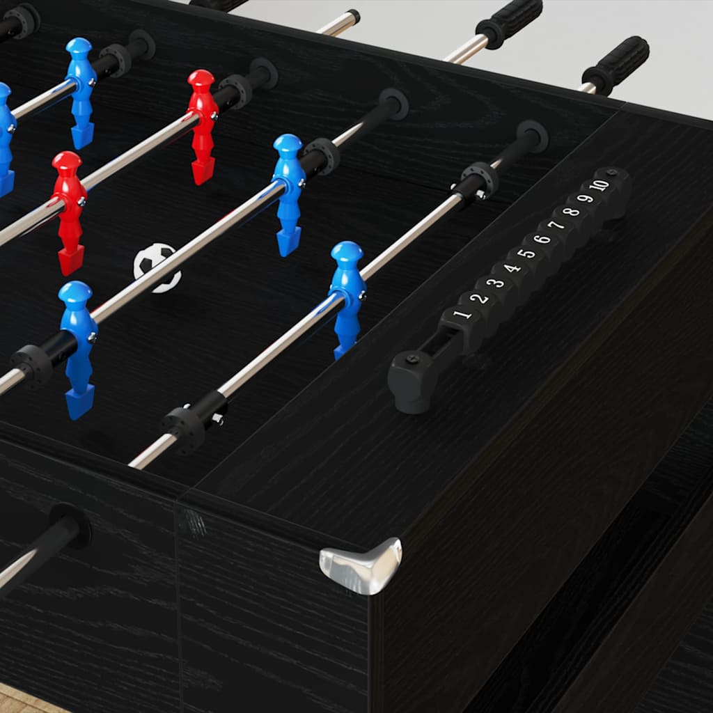 Foosball laud Must Tamm 125 x 60,5 x 80 cm Tehispuit