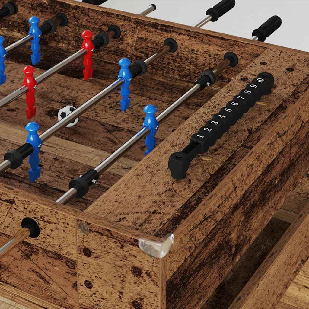 Foosball laud Vana puit 125 x 60,5 x 80 cm Tehispuit
