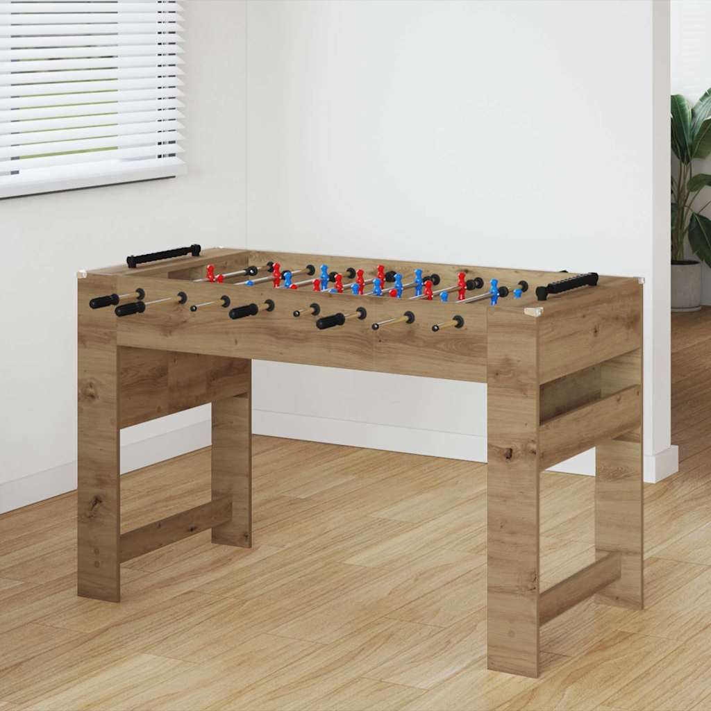 Foosball laud Käsitöö Tamm 125 x 60,5 x 80 cm Tehispuit