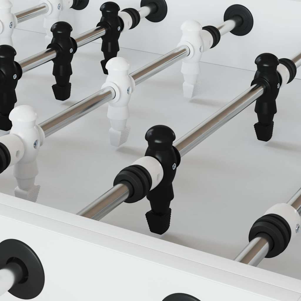 Foosball laua mängijad 24 tk Must ja Valge 3,6 x 3,1 x 10,8 cm