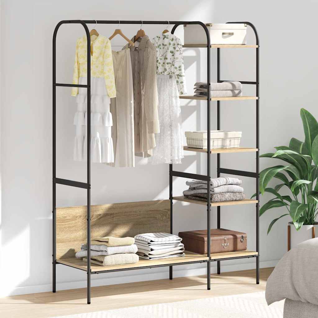 Riidepuu Pruun tamm 120 x 44 x 160 cm Tehispuit