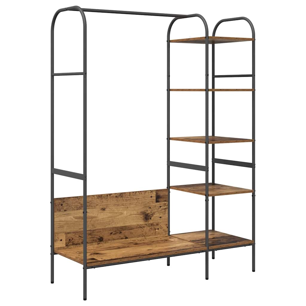 Riidepuu Pruun tamm 120 x 44 x 160 cm Tehispuit